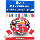 Ülke Bayrakları Bak-BOYA Kitabı (178 ÜLKE Bayrağı) - 1