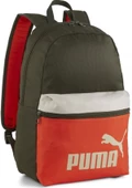 Puma Phase Yeşil/Turuncu Unisex Spor Sırt Çantası - 090468 03 - 1