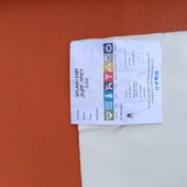 Morbern Marin Döşemelik Suni Deri Düzenli Kumaş Turuncu 300x140 cm thumbnail 3