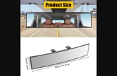 İlave Oto Iç Dikiz Aynası Bombeli Kıskaçlı Geçmeli Model 30cm - 1