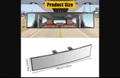 İlave Oto Iç Dikiz Aynası Bombeli Kıskaçlı Geçmeli Model 30cm - 1