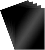 Aynalı Metalik Metalize Fon Kartonu Siyah 50x70cm 1 Adet (Tek Renk) - 1