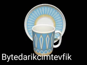 TULU PORSELEN FİNCAN TAKIMI MAVİ AKİK thumbnail 3