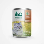 Leos Somon Balıklı Pate Yetişkin Kedi Konservesi 6 Adet 400 Gr - 1