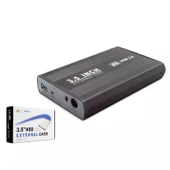 Afila HDX1756 HDD KUTUSU USB3.0 SATA 3.5" SİYAH - 1