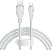 Pudding Hızlı Şarj Özellikli Lightning Kablo 2.4A, 1.2 Metre, Beyaz - 1