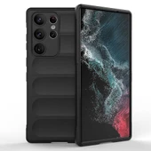 Galaxy S23 Ultra Kılıf Esnek TPU Oyuklu Arka Yüzey Tasarımlı Etnik Silikon Kılıf thumbnail 2