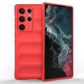 Galaxy S23 Ultra Kılıf Esnek TPU Oyuklu Arka Yüzey Tasarımlı Etnik Silikon Kılıf thumbnail 5