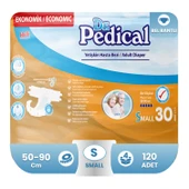 Dr.Pedical Belbantlı Hasta Bezi Small Küçük Beden 120 Adet - 1