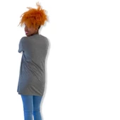 Hayvansever Tişört Dogs Leave Paw Prints in Your Heart Gri - 3