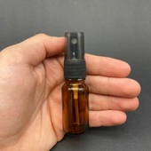 10 Ml Amber Cam Şişe Siyah Spreyli ,  10Cc Kahverengi Spreyli Boş Şişe x 6 Adet thumbnail 1