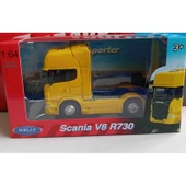 Scania V8 R730 1:64 Ölçekli Tır Çekici Sarı - 3