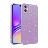 Samsung Galaxy A05 Kılıf Kamera Korumalı Simli Lüks Koton Kapak thumbnail 9