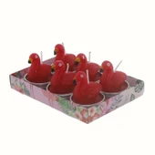 6 Adet 4cm Flamingo Tealight Mum thumbnail 5