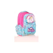 Kaukko Kids Sırt Çantası Toys Unicorn Mavi Pembe Okul Sırt Çantası - 4