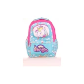 Kaukko Kids Sırt Çantası Toys Unicorn Mavi Pembe Okul Sırt Çantası - 1