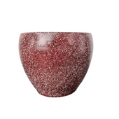 Bitki Tasarımı Bordo Granit Toprak Saksı Saksılık Salon Çiçeklik - 15 CM thumbnail 4