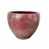 Bitki Tasarımı Bordo Granit Toprak Saksı Saksılık Salon Çiçeklik - 15 CM thumbnail 7