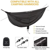 KINGCAMP PHILLIP HAMAK CIBINLIGI SIYAH thumbnail 3