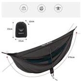 KINGCAMP PHILLIP HAMAK CIBINLIGI SIYAH thumbnail 2