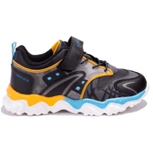 Lumberjack AlbenaCN Siyah Turuncu Ortopedik Günlük Erkek Çocuk Spor Ayakkabı - 2