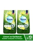 Rinso Limon ve Karbonat Renkliler ve Beyazlar için Toz Çamaşır Deterjanı 53 Yıkama 2 x 8 Kg - 1