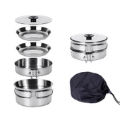 KINGCAMP BACKPACKER III SILVER YEMEK SET (2 KISI) - 11