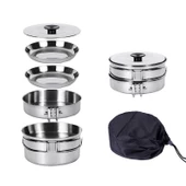 KINGCAMP BACKPACKER III SILVER YEMEK SET (2 KISI) - 8