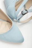 Hero Topuklu Bebe Mavisi Süet Kadın Ayakkabı thumbnail 3