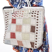 Ajda Renkli Plaj Çantası - 3