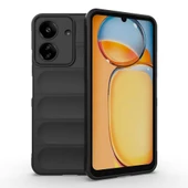 Xiaomi Redmi 13C Kılıf Esnek TPU Oyuklu Arka Yüzey Tasarımlı Etnik Silikon Kılıf - 2