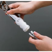 3B Trend 2 Adet 7 Vantuzlu Güçlü Banyo Duş Başlığı Tutacağı Silikon Aparat - 4