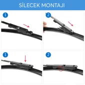 İnwells Muz Silecek Takımı Citroen C5 2008-2015 ile uyumlu - 3