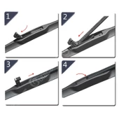 İnwells Hibrit Silecek Takımı Peugeot 306 1993-2003 ile uyumlu thumbnail 3