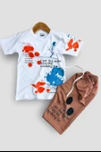 Erkek Çocuk Tişört & Kapri Takımı - Ekonomik Yazlık Takım - 1