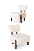 MELLMOD Casual-mod Teddy Berjer - Krem - Gürgen Ceviz, Salon, Ofis, Balkon Veranda - 5