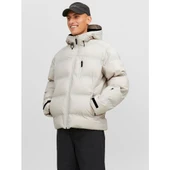 Jack&Jones Oversize Kapüşonlu Kışlık Erkek Mont - Günlük Kullanım - 1