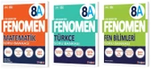 Fenomen Okul 2025 8. Sınıf Matematik + Türkçe + Fen A Serisi Soru Bankası Seti 3 Kitap - 1