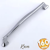 Venüs Kulp Krom Metal 160 mm - 16 cm Mobilya Mutfak Çekmece Dolap Dolabı Kapak Kulbu Kulpu Kulpları thumbnail 1