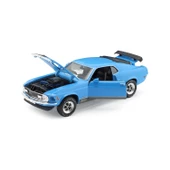 1/18 1970 Ford Mustang Mach 1 - Mavi - 2