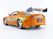 Hızlı ve Öfkeli Brian & Toyota Supra, 1: 24 Ölçek Portakal Die-Cast thumbnail 7