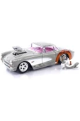 Bugs Bunny 1957 Chevrolet Corvette 1/24 Model Araba - 1