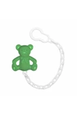 Wee Baby 903 Figürlü Emzik Askısı Yeşil Ayıcık 09035 - 1