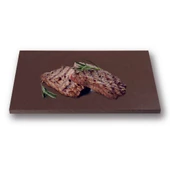Burç Polietilen Kesme Tahtası 40x60x4 cm Kahverengi - 1