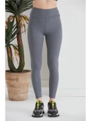 Fitilli Tayt Yüksek Bel Dikişsiz Dayanıklı Örme Kumaş ŞARDONLU KIŞLIK   FİTİLLİ-TAYT - 4