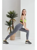 Fitilli Tayt Yüksek Bel Dikişsiz Dayanıklı Örme Kumaş ŞARDONLU KIŞLIK   FİTİLLİ-TAYT - 3