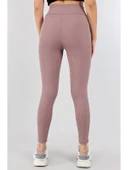 Fitilli Tayt Yüksek Bel Dikişsiz Dayanıklı Örme Kumaş ŞARDONLU KIŞLIK   FİTİLLİ-TAYT - 3