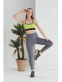 Fitilli Tayt Yüksek Bel Dikişsiz Dayanıklı Örme Kumaş ŞARDONLU KIŞLIK   FİTİLLİ-TAYT - 1