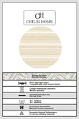Chilai Home Slide Bej Çap Dekoratif Halı Djt - 2