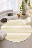 Chilai Home Slide Bej Çap Dekoratif Halı Djt - 1